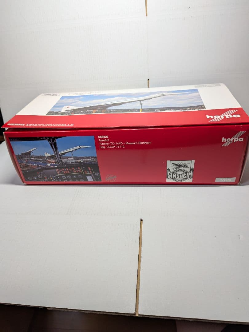 1/200 ヘルパ ツポレフTU-144D アエロフロート ジンスハイム博物館