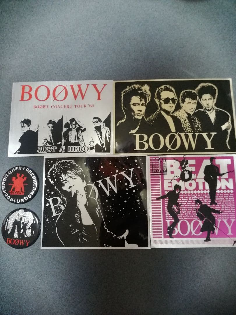 BOOWY LAST GIGS タオル Tシャツ ステッカー 缶バッジ 他