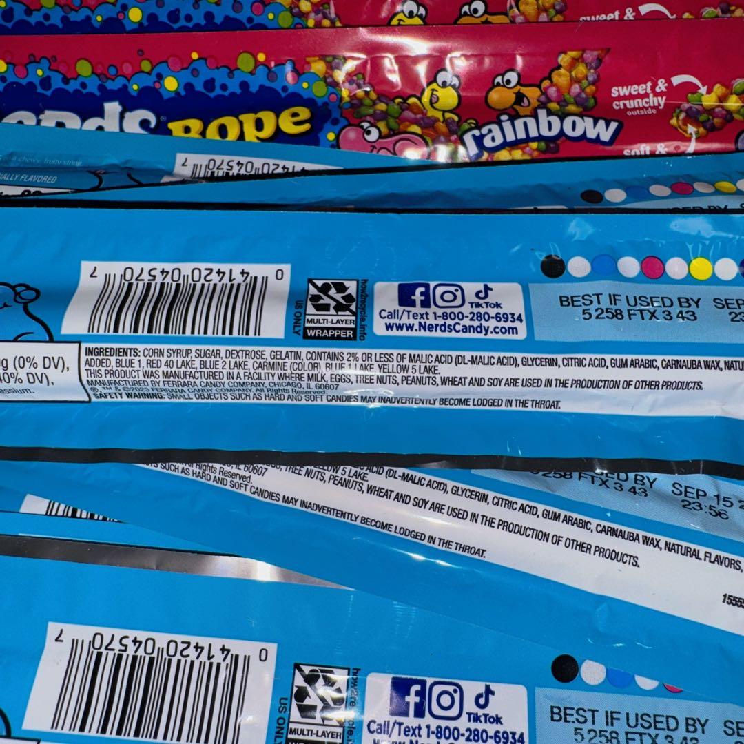 Nerds Rope レインボーx24 & ベリーベリーx24