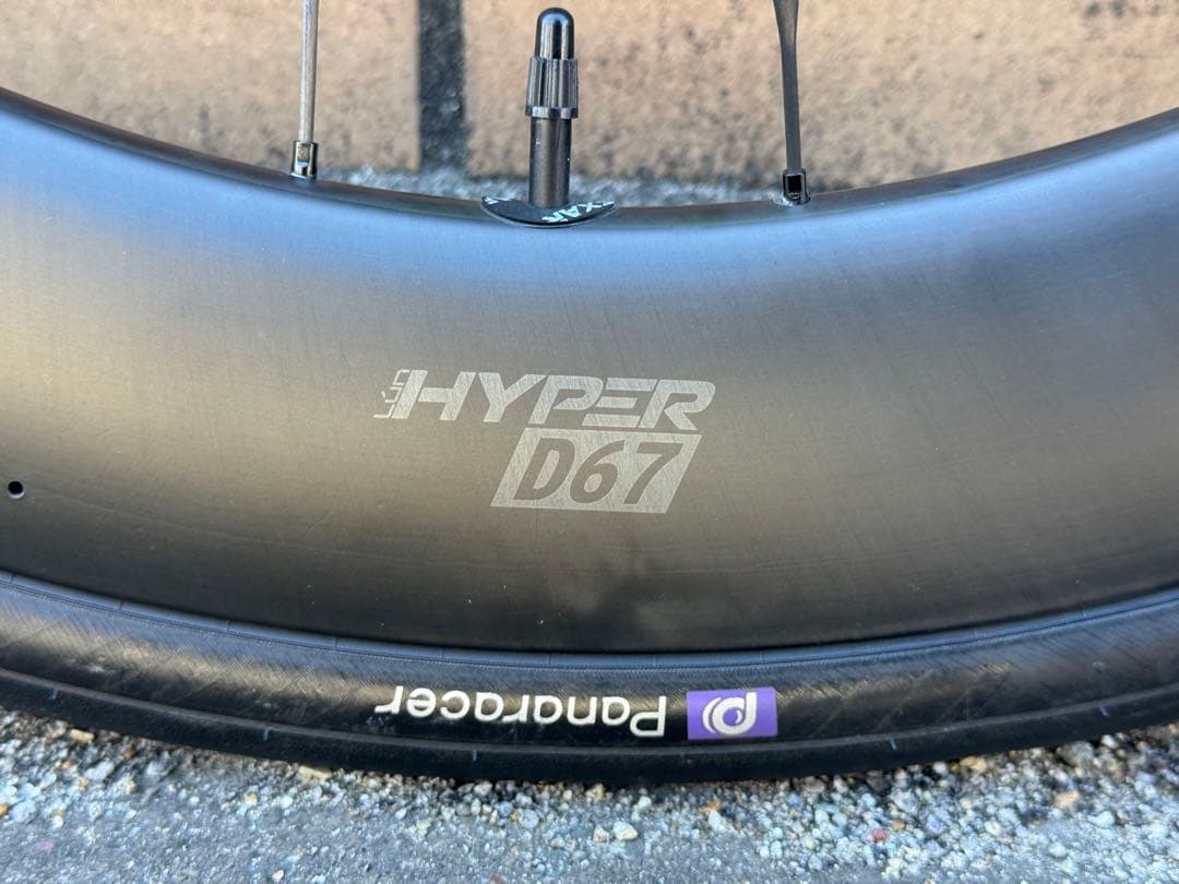 美品　HYPER カーボンホイール ホイール　D67 DISC カーボンホイール