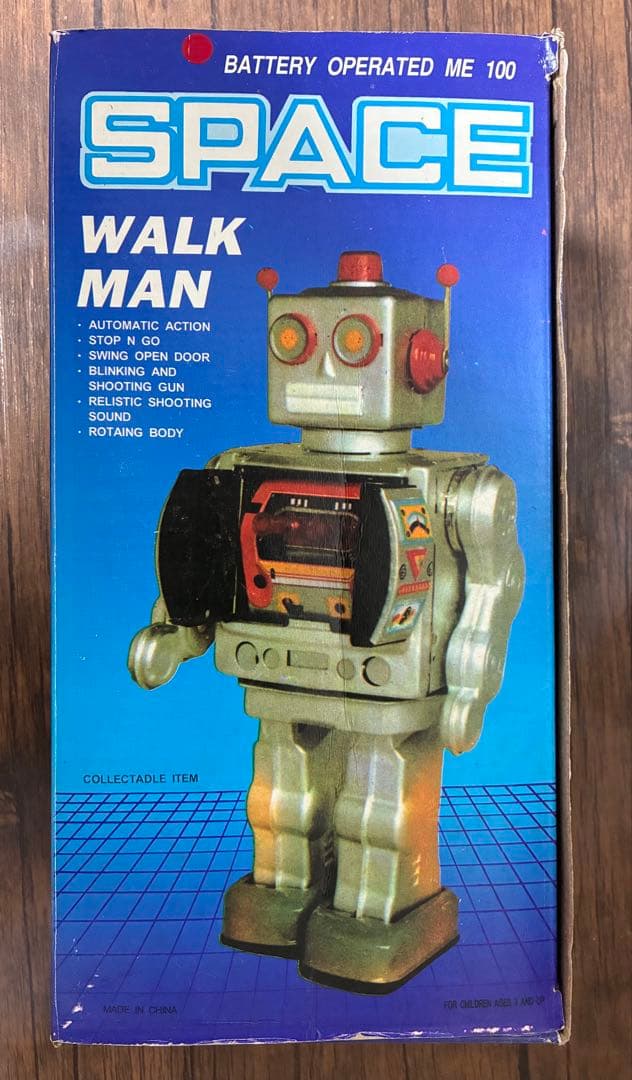 ブリキロボット電動歩行SPACE WALK MAN