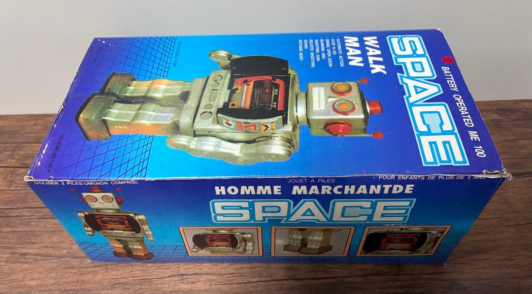 ブリキロボット電動歩行SPACE WALK MAN
