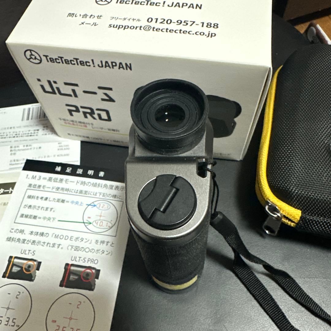 TecTecTec ULT-S PRO ゴルフ用距離計