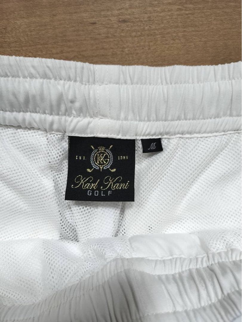 KARL KANI ゴルフ　セットアップ 　ホワイトメッシュ　カール　カナイ
