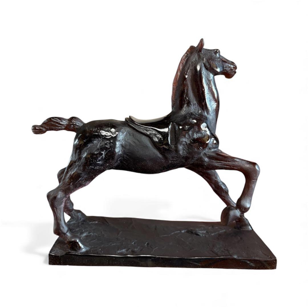 馬 ドームフランス クリスタル ガラス オブジェ 置物 daumfrance