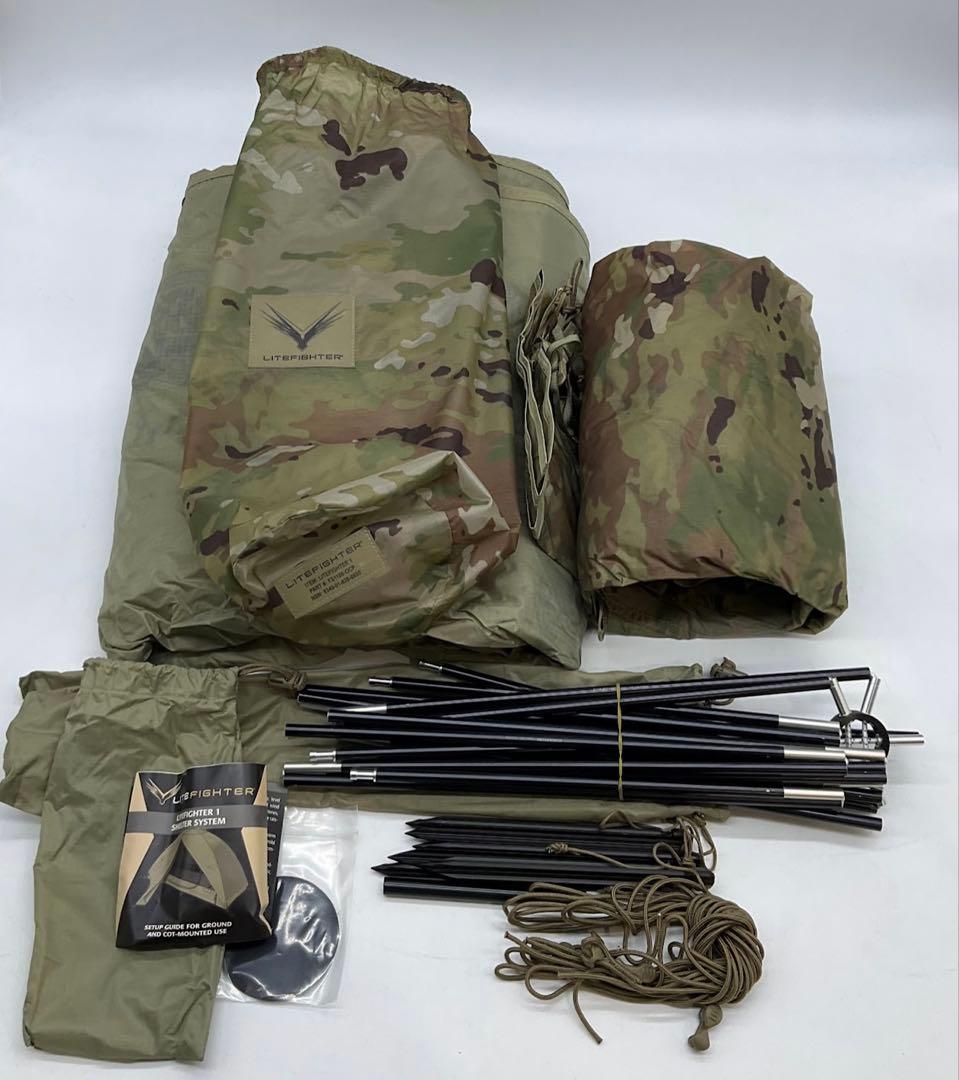 未使用品ライトファイターシェルターテント LITEFIGHTER 1人用