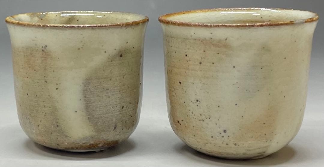 十三代　中里太郎右衛門　徳利　ぐい呑 2客　絵唐津　酒器　Ka802