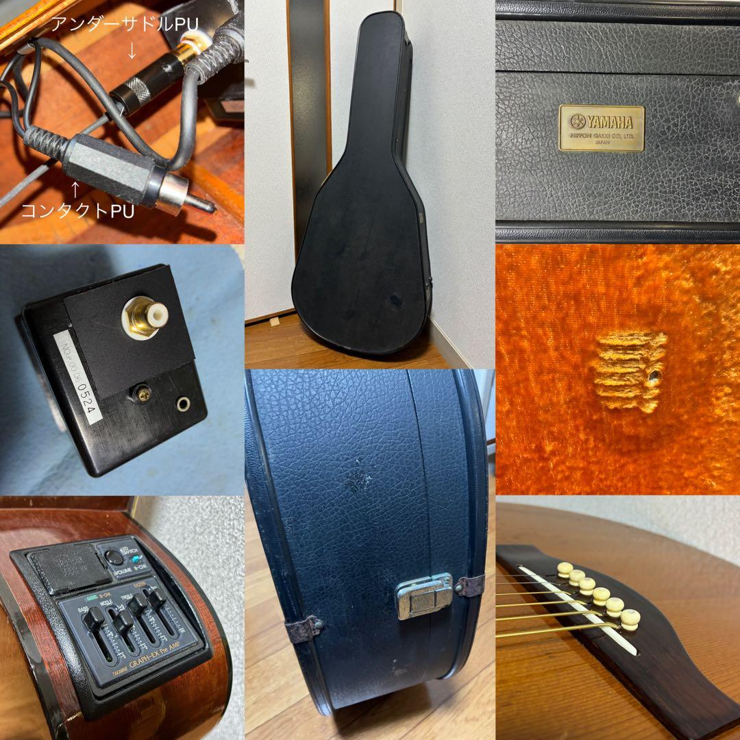 日本製 YAMAHA(ヤマハ)FG-180 赤ラベル エレアコ 純正HC付