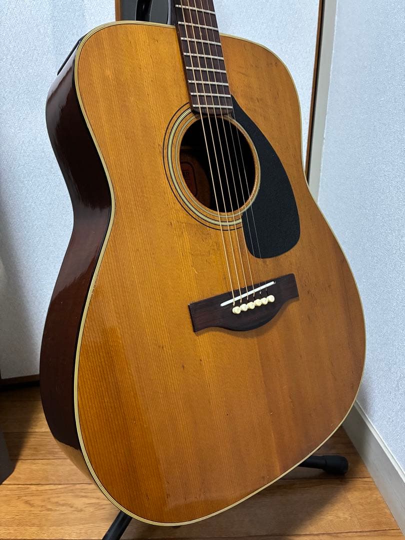 日本製 YAMAHA(ヤマハ)FG-180 赤ラベル エレアコ 純正HC付