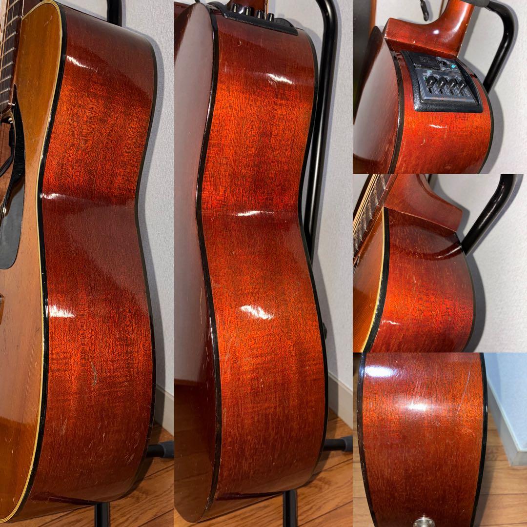 日本製 YAMAHA(ヤマハ)FG-180 赤ラベル エレアコ 純正HC付