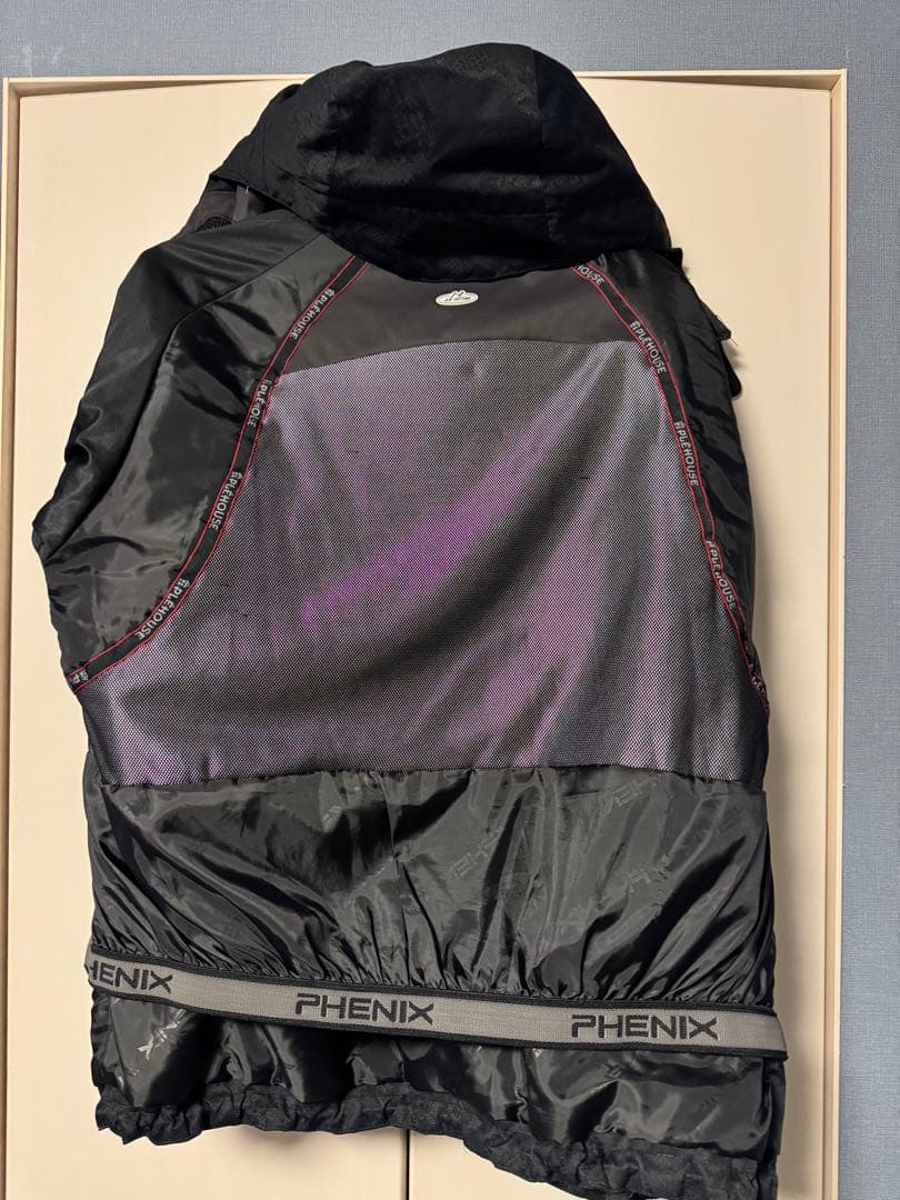 【美品】フェニックスPLEHOUSEスキーウェア上下セット(ブラック)