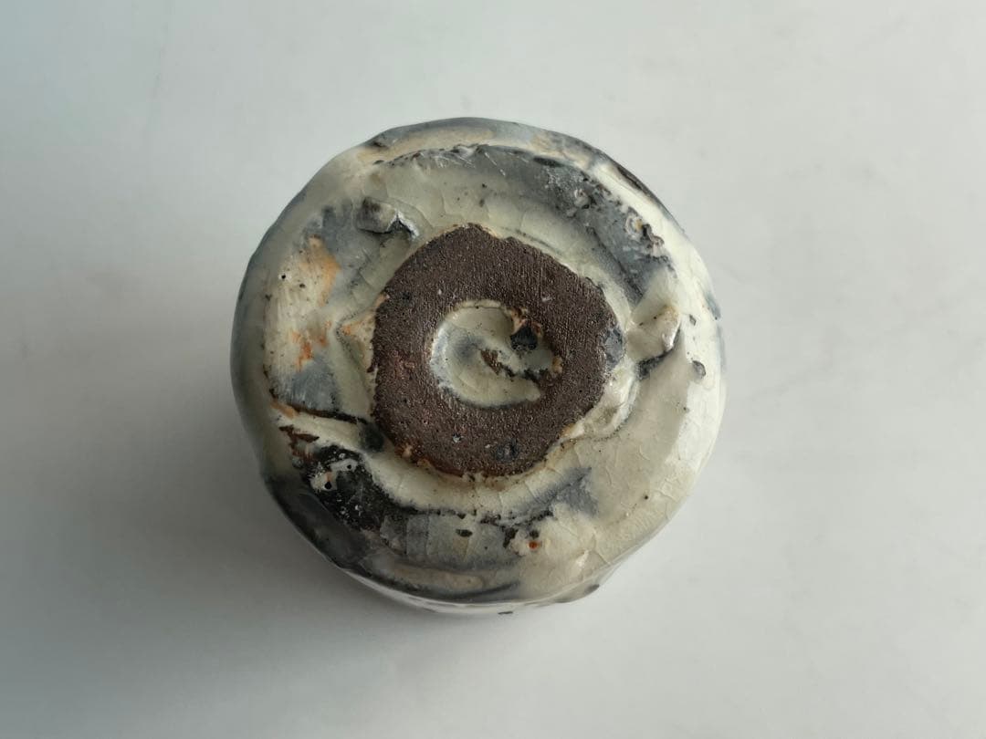 陶芸家　辻村史朗　粉吹　ぐい呑　粉引　酒器　酒杯　筒杯　共箱