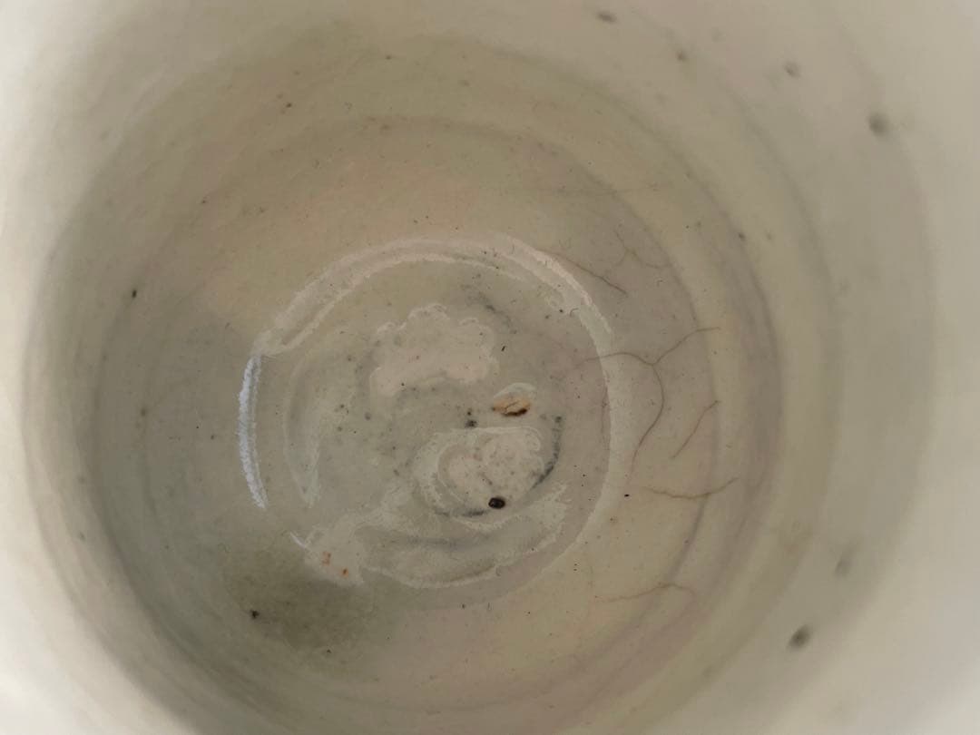 陶芸家　辻村史朗　粉吹　ぐい呑　粉引　酒器　酒杯　筒杯　共箱