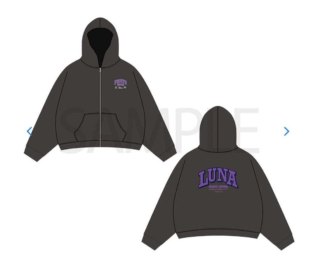 FRUITS ZIPPER 仲川瑠夏 パーカー