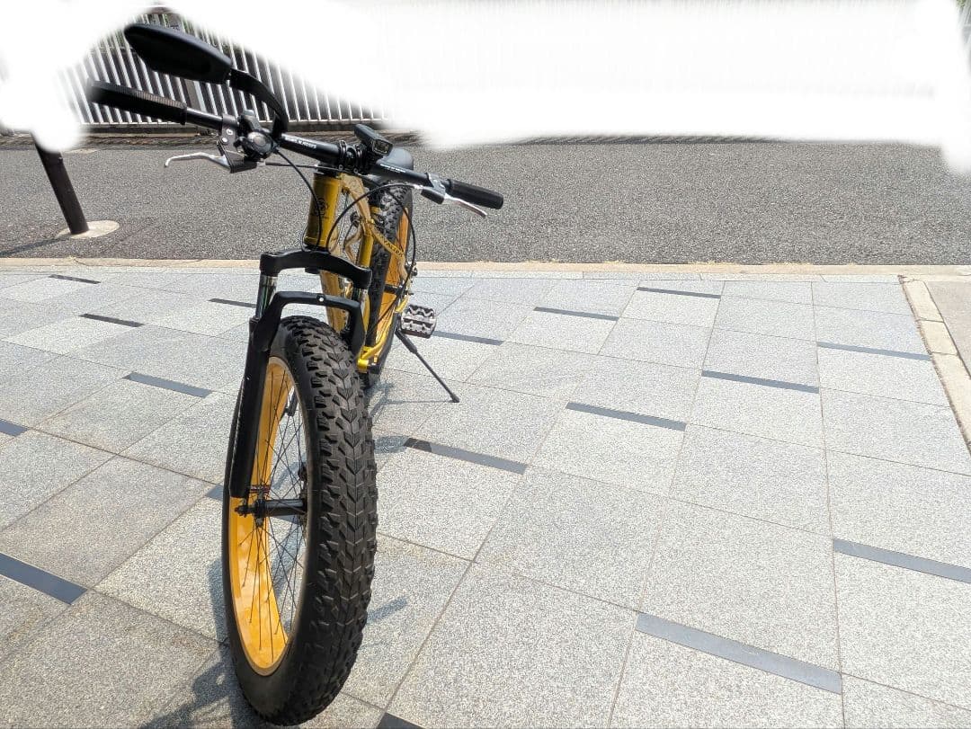 スノーバイク ファットバイク 26インチ 極太タイヤ ディスクブレーキ 7段変速