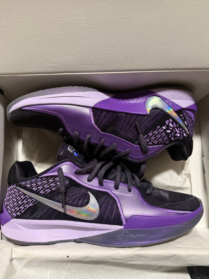 Nike Sabrina Ionescu バスケットシューズ 紫/黒　27.