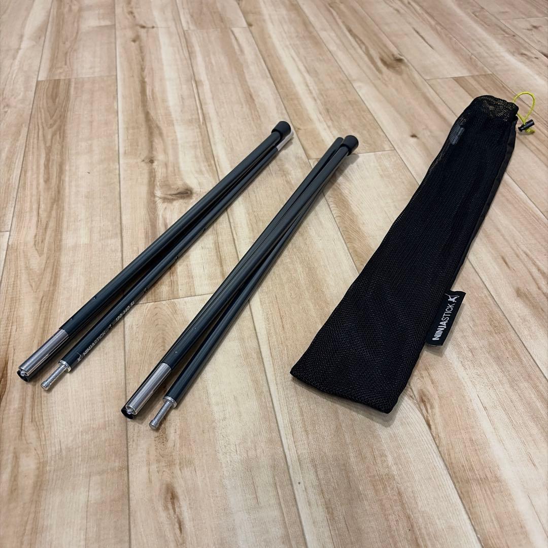 【セット販売】NINJA TENT（NINJA STICK &スチールペグ付き）