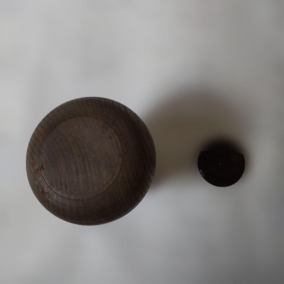 佐藤豊樵 作 槐 喜寿瓢茶器 好 仙恭 天然木 棗 共箱 茶器 茶道具 美品