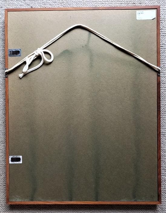 伊藤清永 『婦人図　西洋人形』 資産家収蔵品　 石版リトグラフ　 文化勲章受章