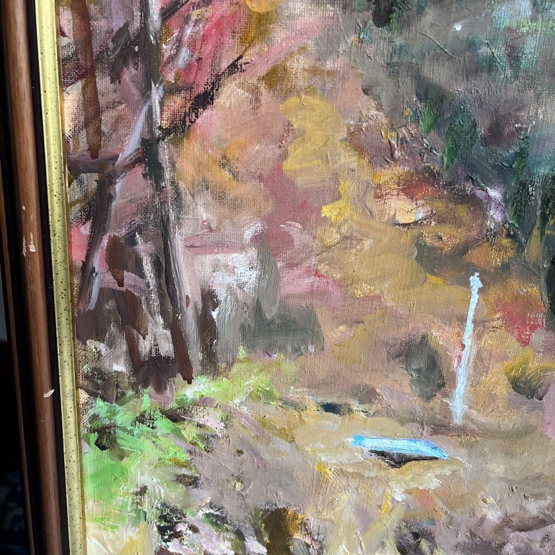 【更に値下げしました】油絵画F30