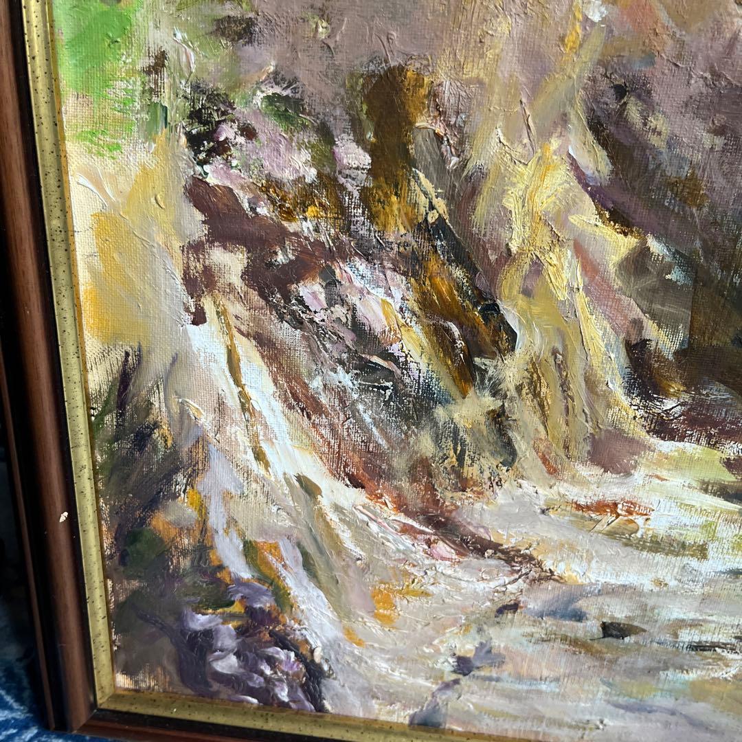 【更に値下げしました】油絵画F30