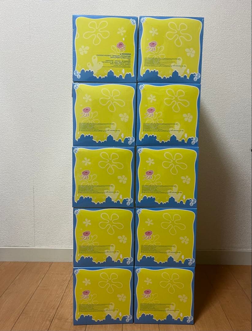 ポップマート スポンジボブ ビキニボトムバディーズ おかしなぬいぐるみ10セット