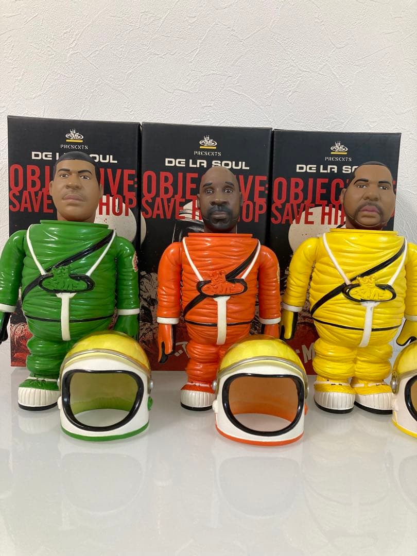 DE LA SOUL フィギュア世界350体限定　シリアルNo.15 3体セット