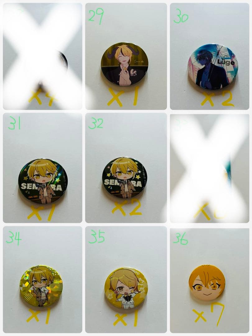 浦島坂田船センラさん缶バッジばらまとめ売り