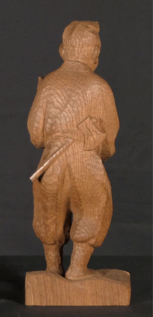 ★名品　【 木彫 養老孝子像 】 養老の滝 古今著聞集 宮彫り 山車彫刻