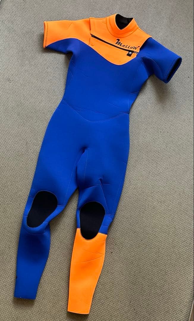 Mellow ウェットスーツ シーガル　青とオレンジ　レディースLーB