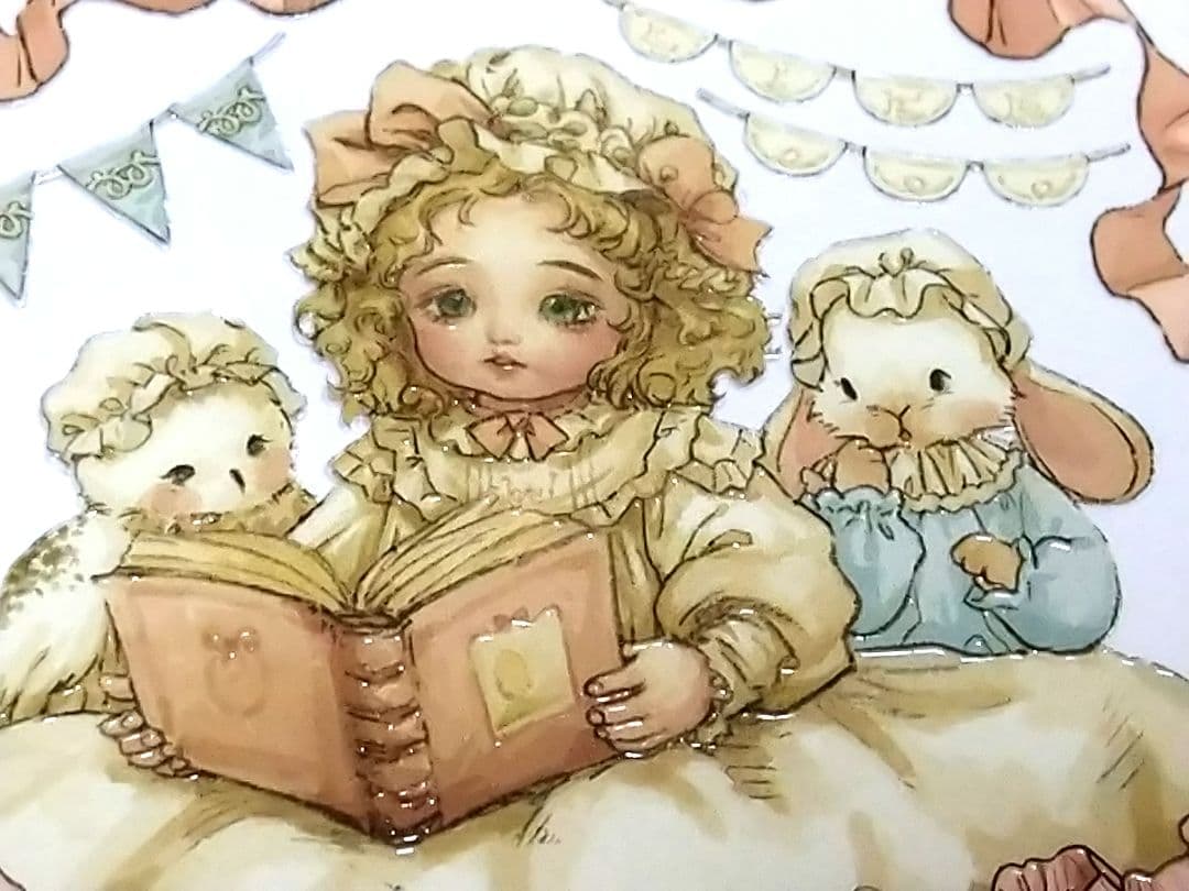 ✩SALE☆J448＃奶油贝利尼(水晶)切り売り海外人物マステ女の子