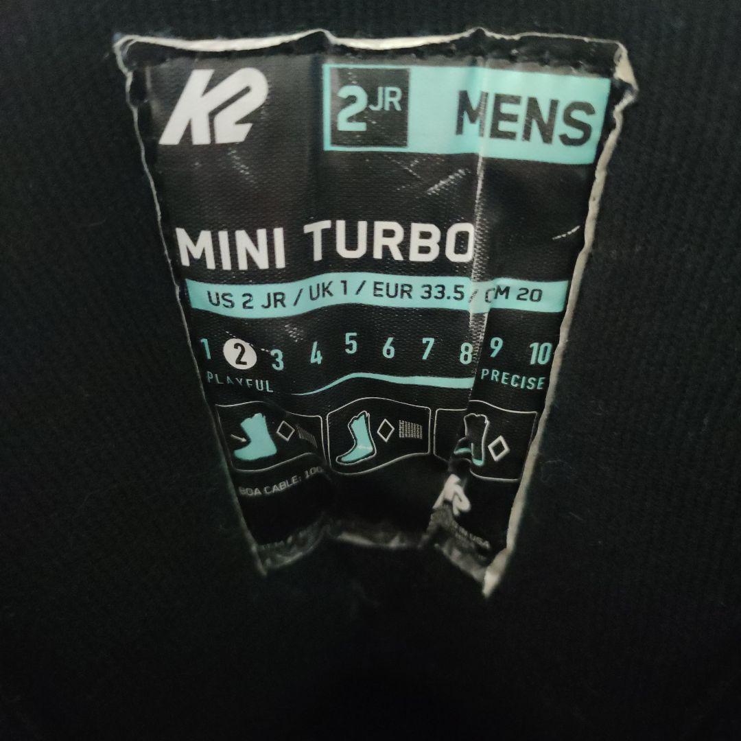 24-25 K2 Mini Turbo スノーボードブーツ 子ども用 20cm