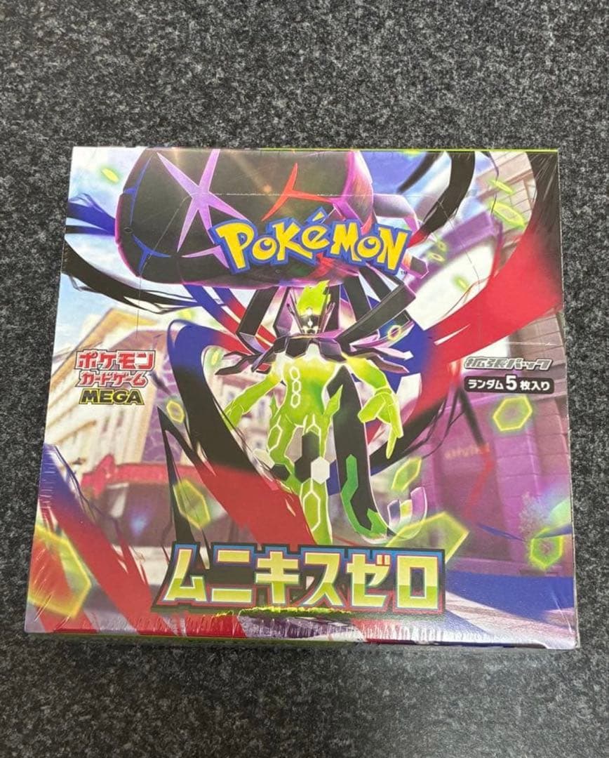 【ポケセン産新品未開封1BOX】ポケモンカード ムニキスゼロ シュリンク付き