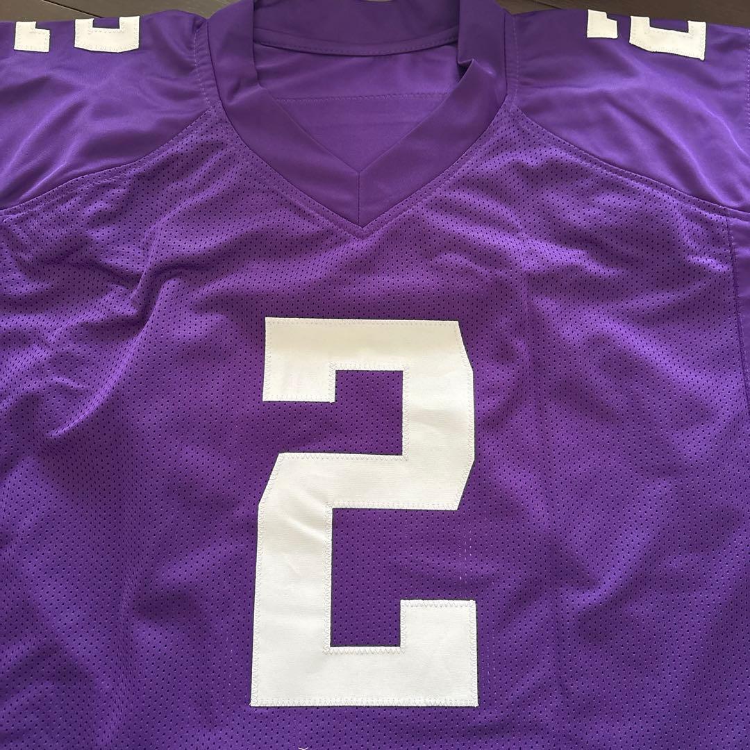 ワシントン大学 ジャリン・ポーク　サイン入りユニフォーム　アメフト