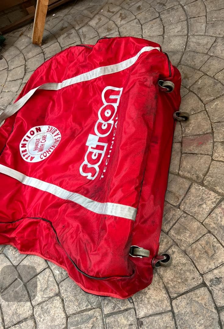 Scicon トラベルバッグ 赤