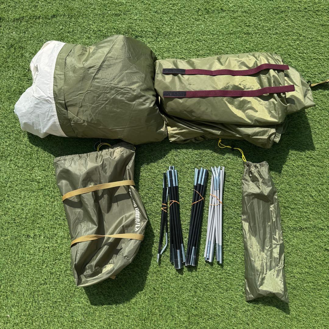 ①美品 コールマン ツーリングドームLX オリーブ テント