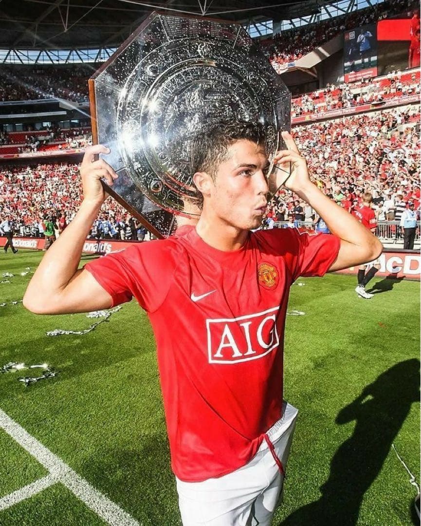 正規品　マンチェスター・ユナイテッド 2008 シャツ　ロナウド