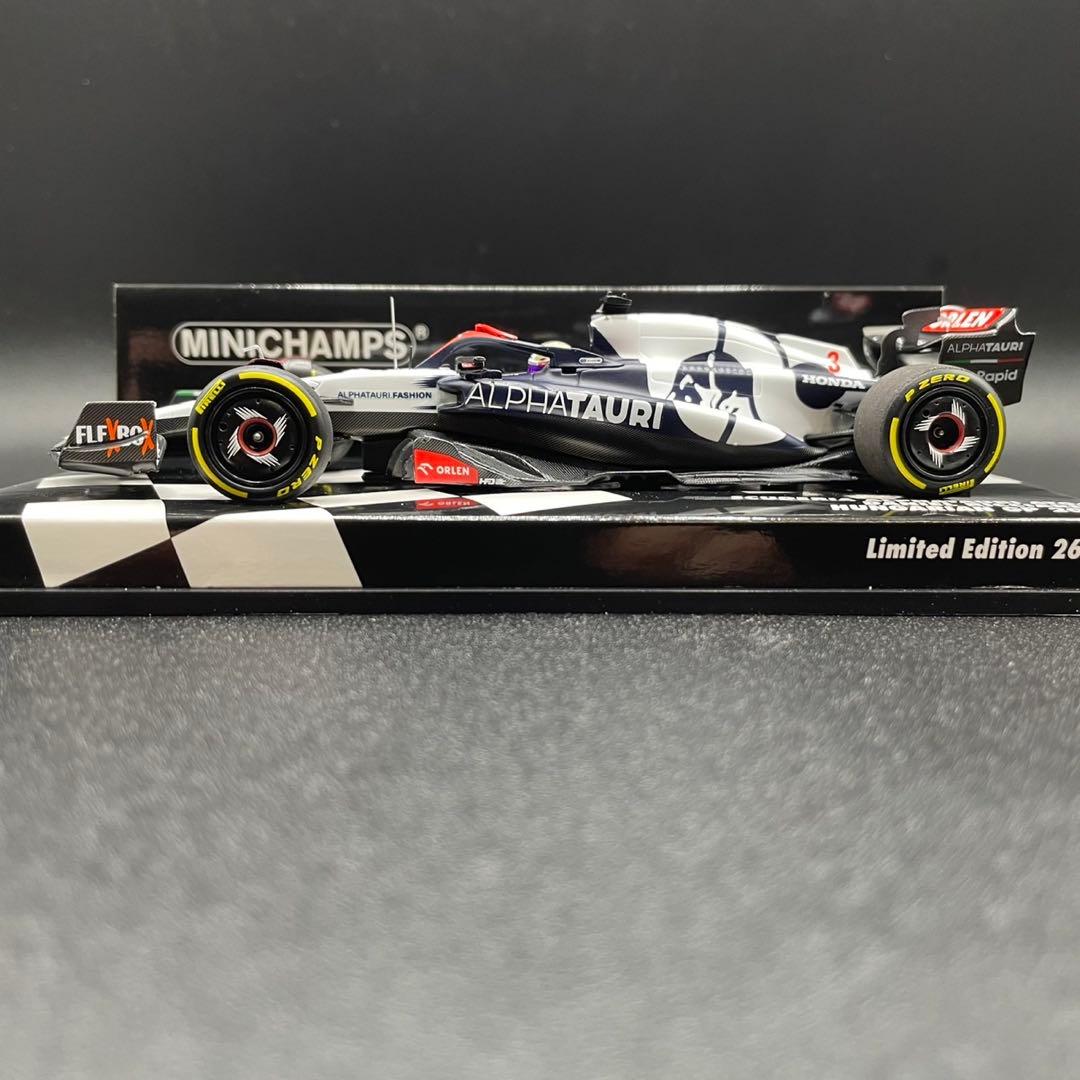 ミニチャンプス 1/43アルファタウリAT04ハンガリーGP 2023Dリカルド