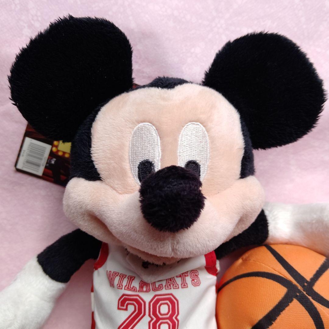 ハイスクールミュージカル ミッキー ミニー　ぬいぐるみ　バスケットボール