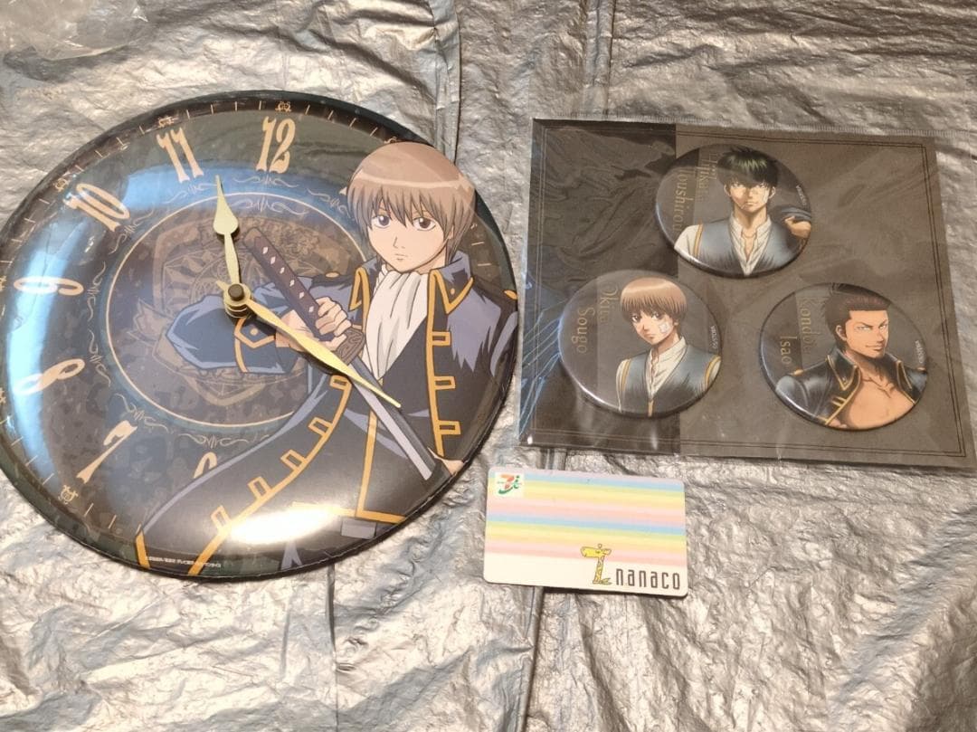 銀魂 ティンクロック 沖田総悟　時計/銀魂オンシアター2D バラガキ篇 缶バッジ