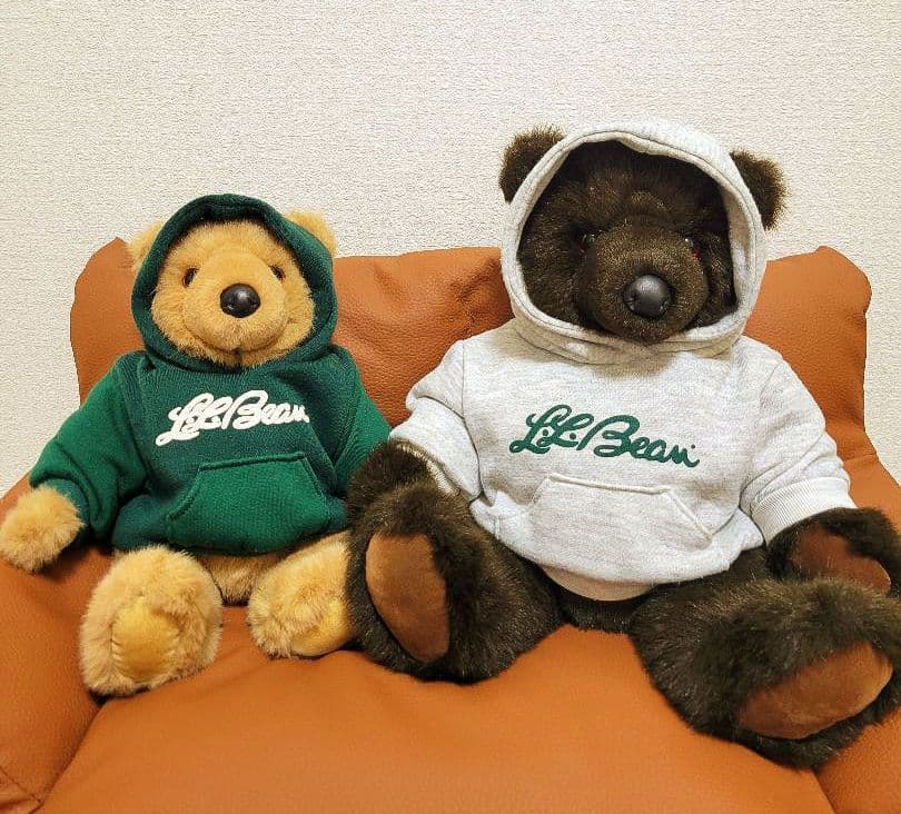 riz 購入前はコメント下さい。L.L.Bean　ぬいぐるみベア洋服セット