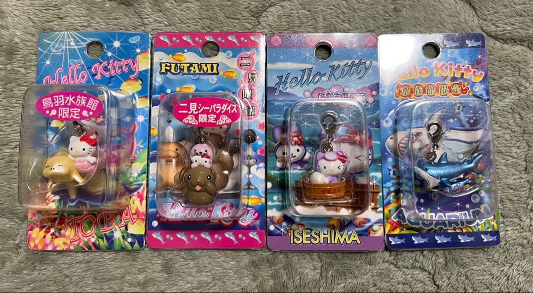 ご当地キティちゃん　ファスナーマスコット、ストラップ合計77点