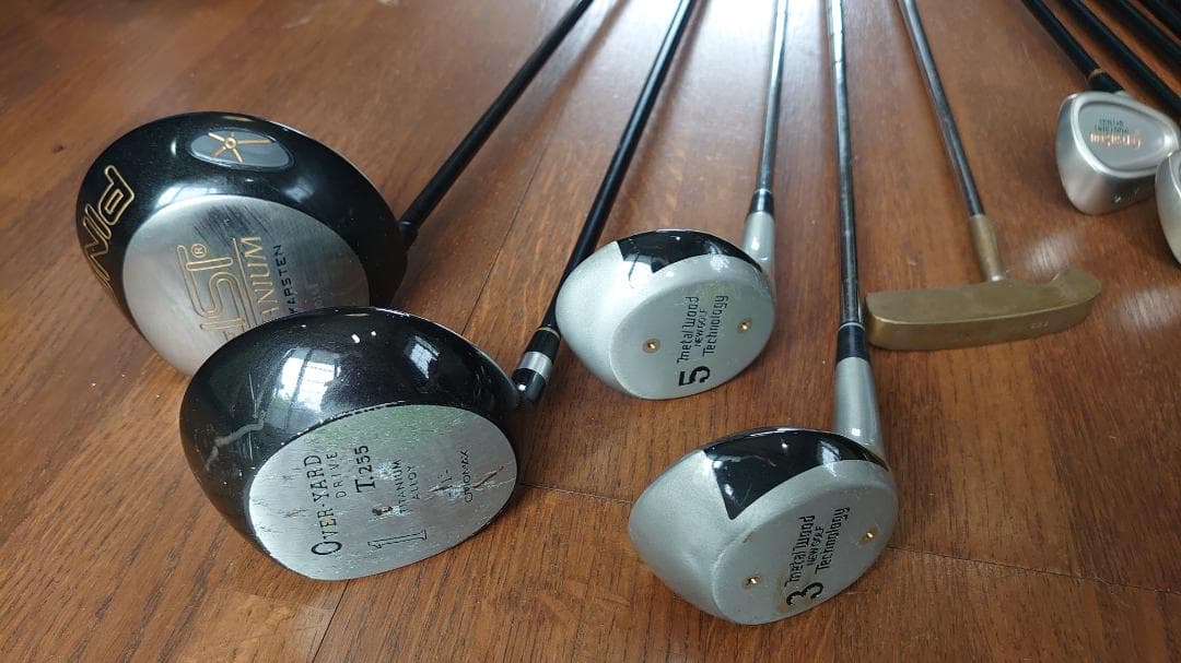 希少　左レフティ　ゴルフクラブ フルセット男性用　ゴルフセット1式+キャデバッグ