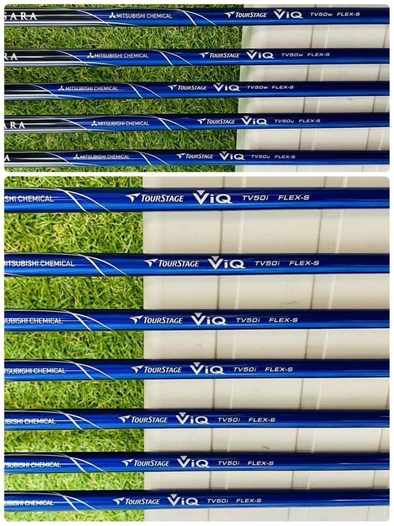 【美品】CB無 ツアーステージ ViQ 2023 メンズゴルフセット 12本 S