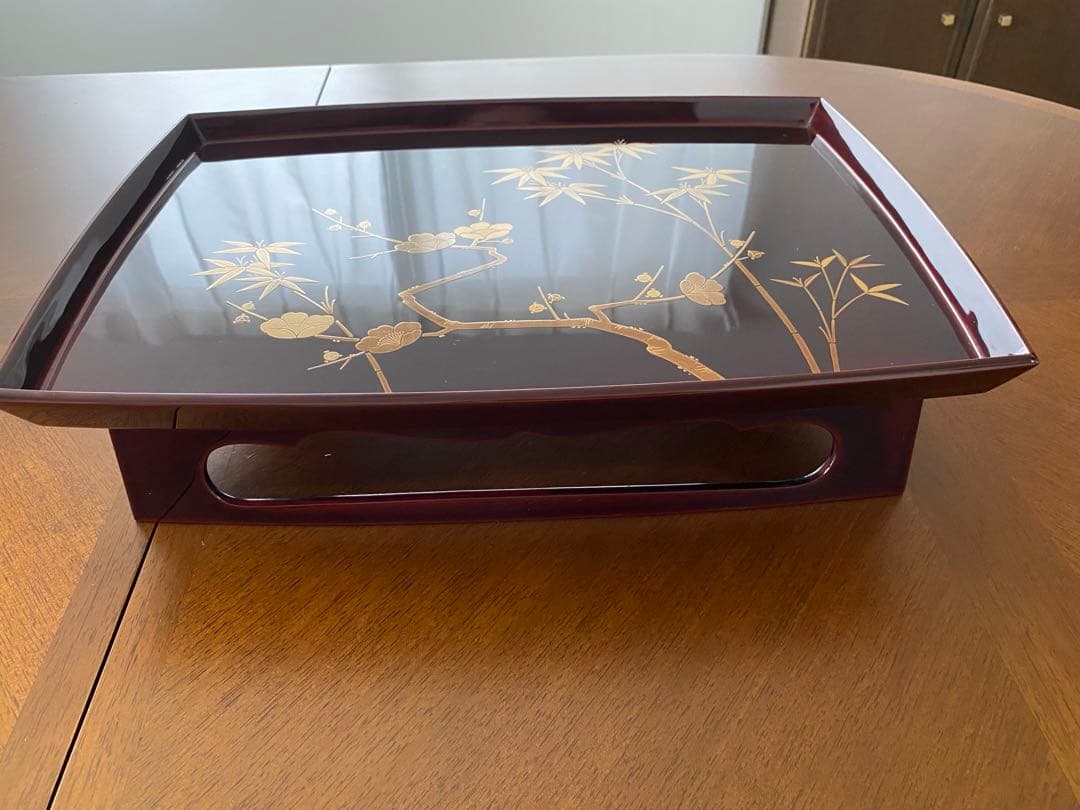 輪島塗屠蘇漆器セット ⭐︎梅竹模様