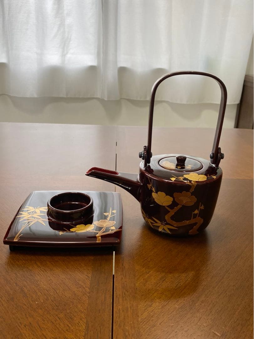 輪島塗屠蘇漆器セット ⭐︎梅竹模様