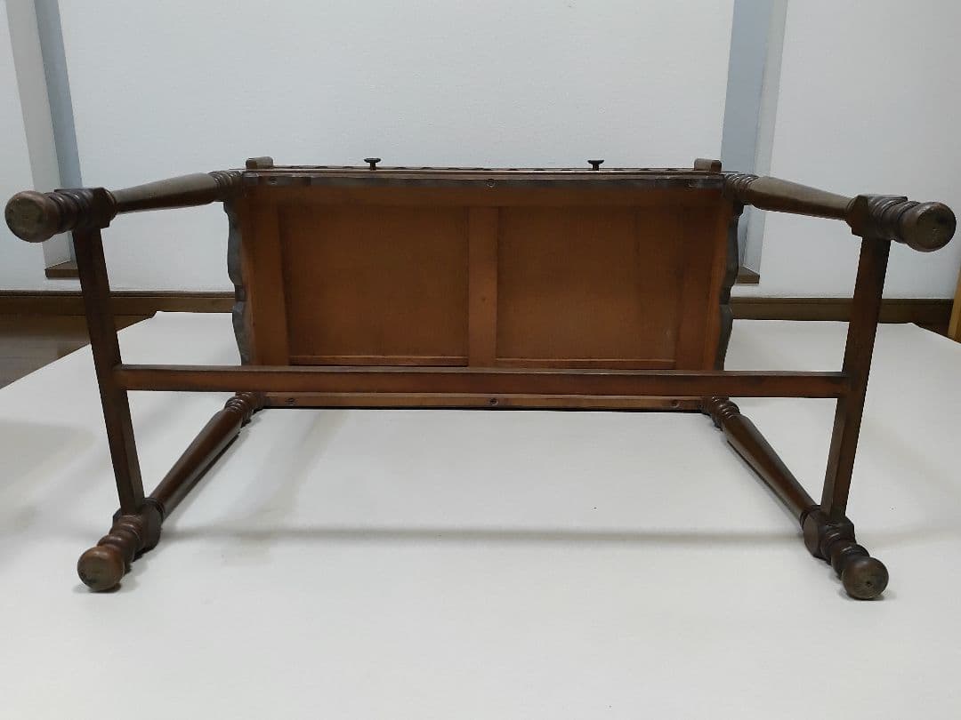 希少 神戸洋家具 メープル不二屋 ライティングビューロー マホガニー デスク