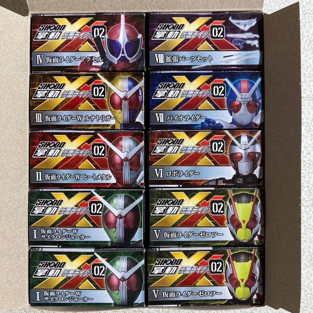 掌動-XX　仮面ライダー02　1box　W　ロボライダー　バイオライダー等