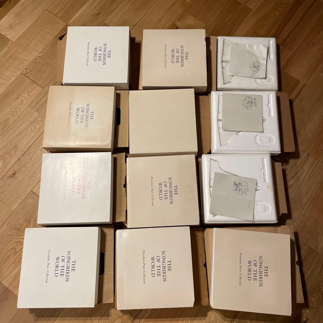 フランクリン・ポーセリン×ウエッジウッド「世界の鳴き鳥」磁器製飾り皿