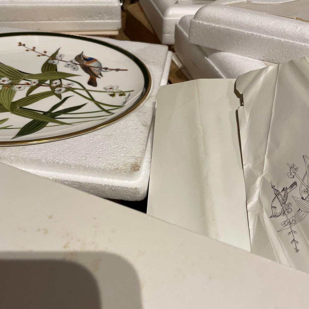 フランクリン・ポーセリン×ウエッジウッド「世界の鳴き鳥」磁器製飾り皿